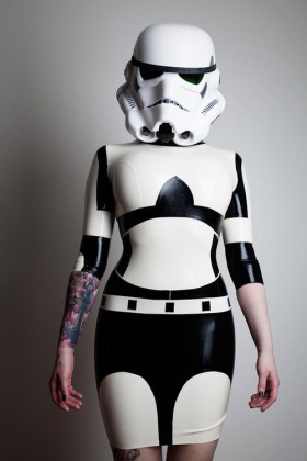 star wars storm trooper latex cosplay costume for women