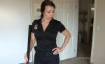 Tara Tainton sexy hot cop policewoman uniform with big tits